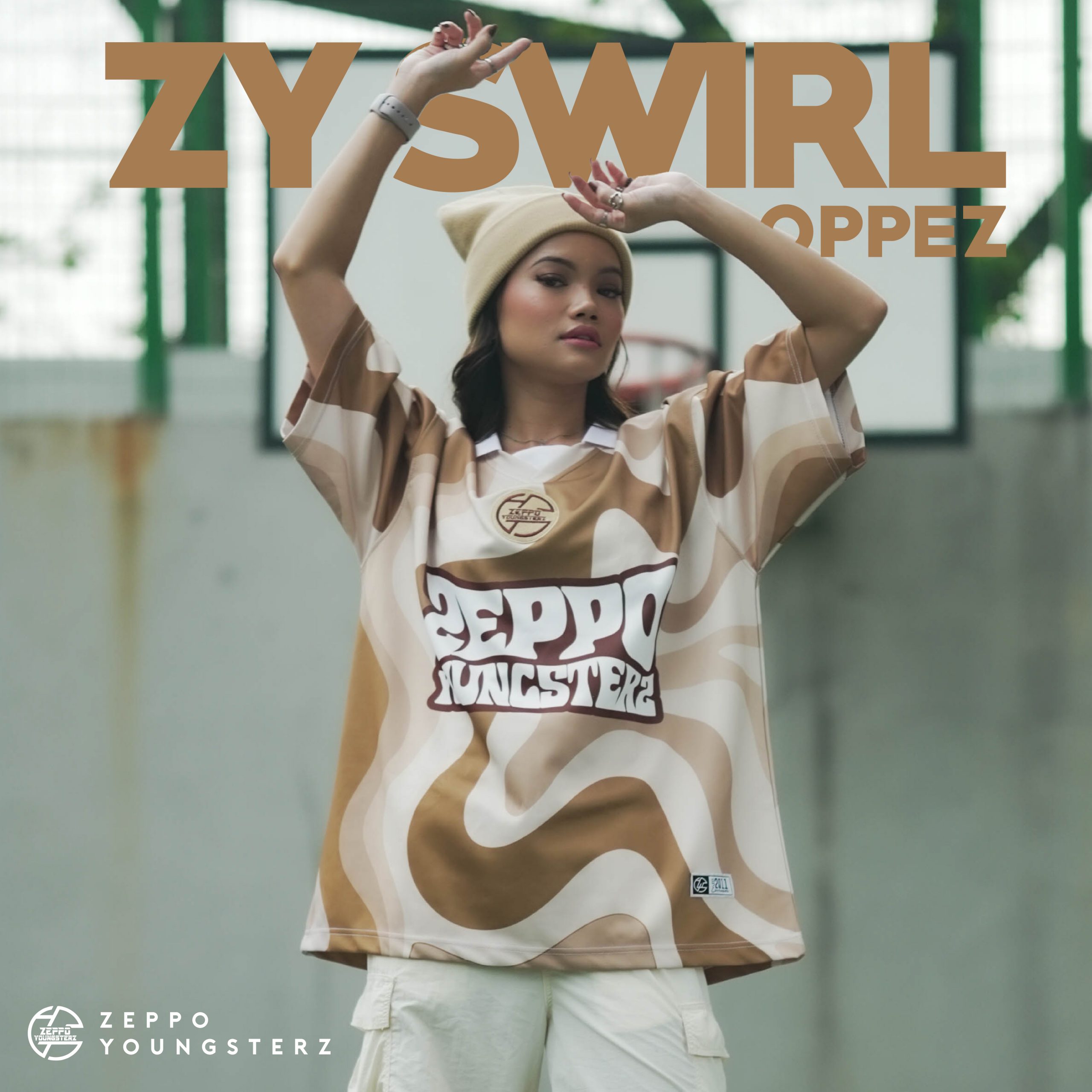 [SOMEWHERE BUTTER]★25SS★Sun Wave Logo Over-Fit Top MUSINSA | SOMEWHEREBUTTER Shine Wave Logo Over-fit Top - Ivory