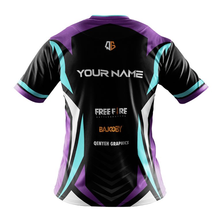  FREE  FIRE  GAMING JERSEY  Qenyeh Graphics BAJOOBY